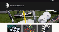 Desktop Screenshot of golfbalbedrukken.nl